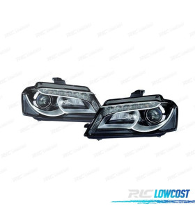 FARI XENON AUDI A3 8P 08-12 LUCE DIURNA FONDO NERO