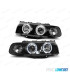 FARI PER BMW SERIE 7 E38 94-98 ANGEL EYES SFONDO NERO