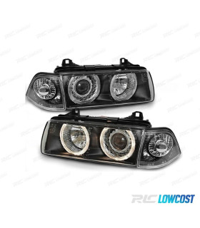 FARI BMW E36 COUPE CABRIO ANGEL EYES FONDO NERO 92-98