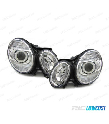 FARI XENON MERCEDES CLASSE E W211 02-06 FONDO CROMATO