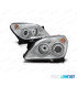 FARI PER OPEL ASTRA H 04-09 ANGEL EYES FONDO CROMATO