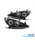 FARI PEUGEOT 307 01-05 ANGEL EYES FONDO NERO H7 H1 H1
