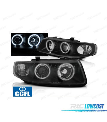 FARI SEAT LEON TOLEDO 1M 99-05 ANGEL EYES CCFL FONDO NERO