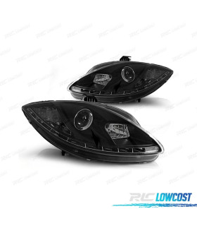 FARI SEAT LEON ALTEA 09-12 TRU DRL LUCE DIURNA REALE FONDO NERO