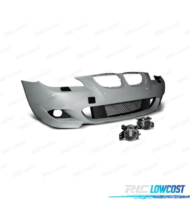 PARAURTI ANTERIORE PER BMW E60 61 07-10 LOOK M PDC E FENDINEBBIA