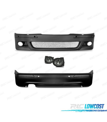 KIT CARROZZERIA BMW E39 PARAURTI ANTERIORE + POSTERIORE + FENDINEBBIA LOOK M