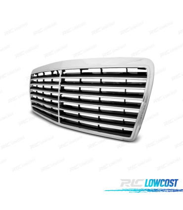 GRIGLIA PER MERCEDES CLASSE E W124 93-95 COLORE CROMATO