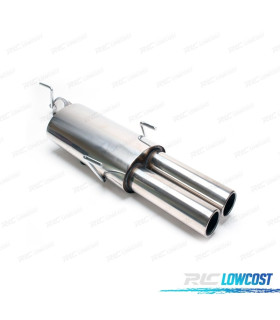 SILENZIATORE DI SCARICO PER OPEL VECTRA 1995-2003 INOX x2