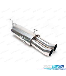 SILENZIATORE DI SCARICO PER OPEL VECTRA 1995-2003 INOX x2 DTM