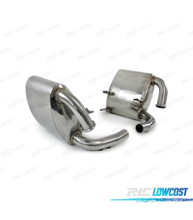 SCARICHI PORSCHE 911 996 C2 C4 C4S ACCIAIO INOX