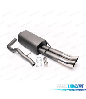 SILENZIATORE DI SCARICO PER VOLKSWAGEN VW BORA 1998-2005 x2 DTM
