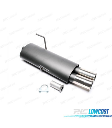 SILENZIATORE DI SCARICO PER PEUGEOT 206 09 1998- x2
