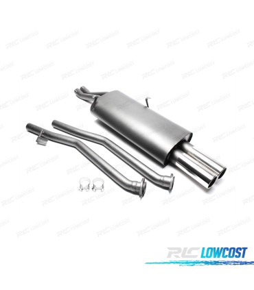 SILENZIATORE DI SCARICO PER BMW SERIE 3 E30 L6 1982-1993 x2 BIS