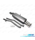 SILENZIATORE DI SCARICO PER BMW SERIE 3 E30 L6 1982-1993 x2 DTM