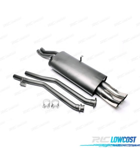 SILENZIATORE DI SCARICO PER BMW SERIE 3 E30 L6 1982-1993 x2 DTM