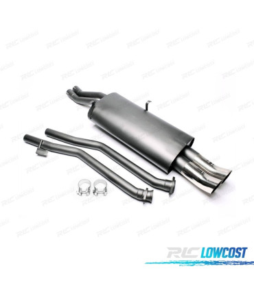 SILENZIATORE DI SCARICO PER BMW SERIE 3 E30 L6 1982-1993 x2 DTM