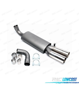 SILENZIATORE DI SCARICO PER AUDI 80 1986-1996 x2