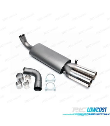 SILENZIATORE DI SCARICO PER AUDI 80 1986-1996 x2