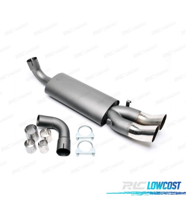SILENZIATORE DI SCARICO PER AUDI 80 1986-1996 x2 DTM