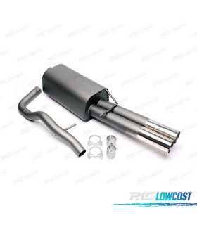 SILENZIATORE DI SCARICO PER VOLKSWAGEN VW BORA 1998-2005 x2