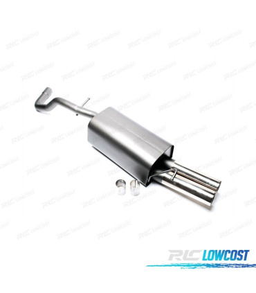 SILENZIATORE DI SCARICO PER VOLKSWAGEN VW NEW BEETLE 09 1996- x2