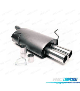 SILENZIATORE DI SCARICO PER BMW SERIE 3 E46 1998-2001 x2