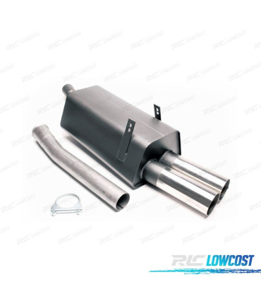 SILENZIATORE DI SCARICO PER BMW SERIE 3 E36 L6 1991-1998 x2