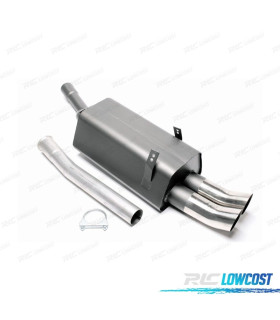 SILENZIATORE DI SCARICO PER BMW SERIE 3 E36 L6 1991-1998 x2 DTM