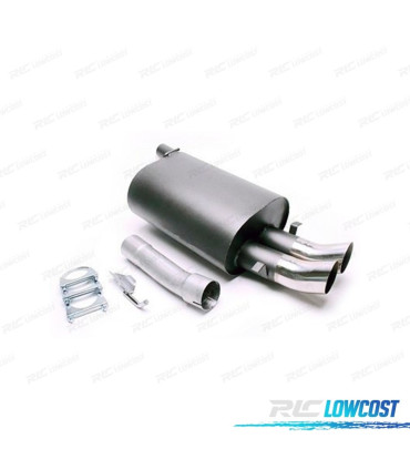 SILENZIATORE DI SCARICO PER BMW SERIE 5 TOURING E39 1998-2003 x2 DTM