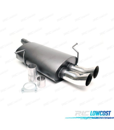 SILENZIATORE DI SCARICO PER BMW SERIE 3 E46 1998-2001 x2 DTM