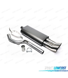 SILENZIATORE DI SCARICO PER VOLKSWAGEN VW PASSAT, PASSAT VARIANT 02 1988-05 1997 x2 DTM
