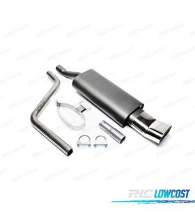SILENZIATORE DI SCARICO PER VOLKSWAGEN VW POLO III 1985-1994 DTM