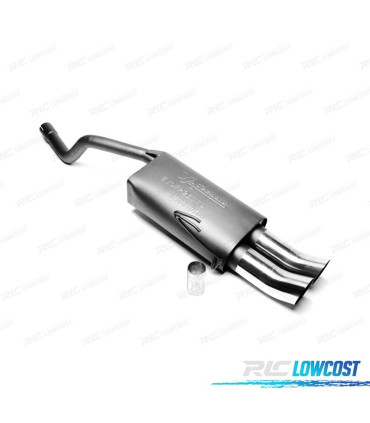 SILENZIATORE DI SCARICO PER FIAT PUNTO II 1999-2003 x2 DTM