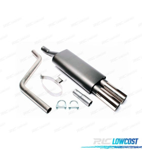 SILENZIATORE DI SCARICO PER VOLKSWAGEN VW POLO III 1985-1994 x2