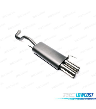 SILENZIATORE DI SCARICO PER VOLKSWAGEN VW POLO 1994-2001 x2