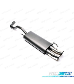 SILENZIATORE DI SCARICO PER VOLKSWAGEN VW POLO 1994-2001 x2 DTM