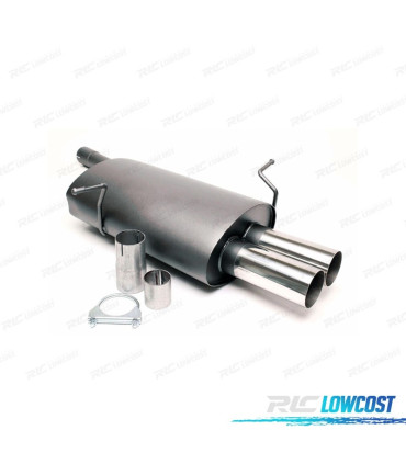 SILENZIATORE DI SCARICO PER BMW SERIE 3 E46 1998-2001 x2