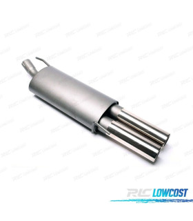 SILENZIATORE DI SCARICO PER VOLKSWAGEN VW GOLF III, GOLF III CABRIO 1991-1998 x2