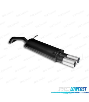 SILENZIATORE DI SCARICO PER SEAT IBIZA 04 2002- x2
