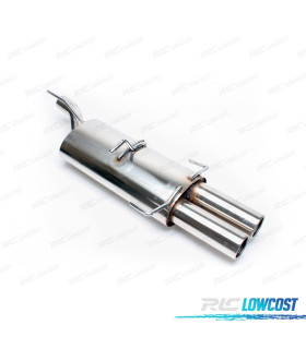 SILENZIATORE DI SCARICO PER OPEL ASTRA 1991-1998 INOX x2