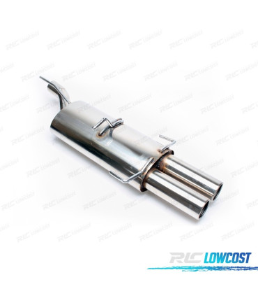 SILENZIATORE DI SCARICO PER OPEL ASTRA 1991-1998 INOX x2
