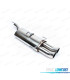 SILENZIATORE DI SCARICO PER OPEL ASTRA 1991-1998 INOX x2 DTM
