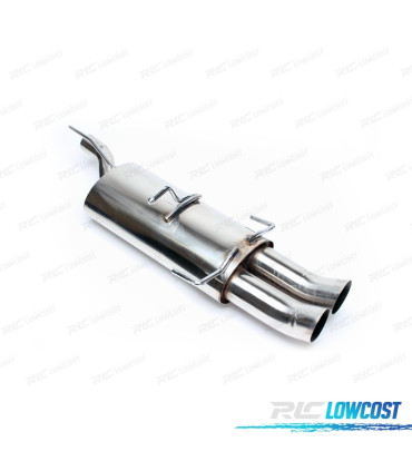 SILENZIATORE DI SCARICO PER OPEL ASTRA 1991-1998 INOX x2 DTM
