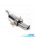 SILENZIATORE DI SCARICO PER BMW SERIE 3 E36 L4 1991-1998 INOX x2 DTM