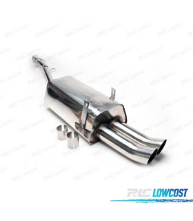 SILENZIATORE DI SCARICO PER BMW SERIE 3 E36 L4 1991-1998 INOX x2 DTM