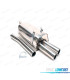 SILENZIATORE DI SCARICO PER BMW SERIE 3 E36 L6 1991-1998 INOX x2