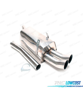 SILENZIATORE DI SCARICO BMW SERIE 3 E36 L6 1991-1998 INOX x2 DTM