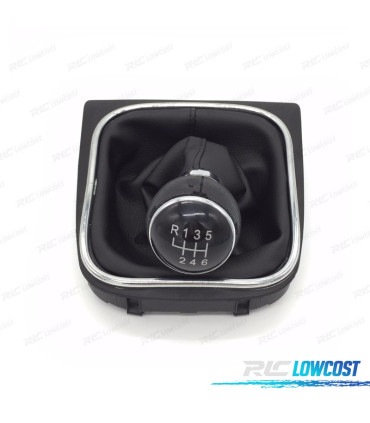 MANOPOLE CON GUAINA 6 VELOCITÀ PER VOLKSWAGEN VW GOLF 5 GOLF 6 JETTA 5 EOS SCIROCCO 3