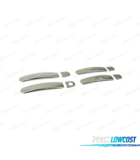 MANIGLIE CROMATE PER PORTIERE PER VOLKSWAGEN VW SEAT