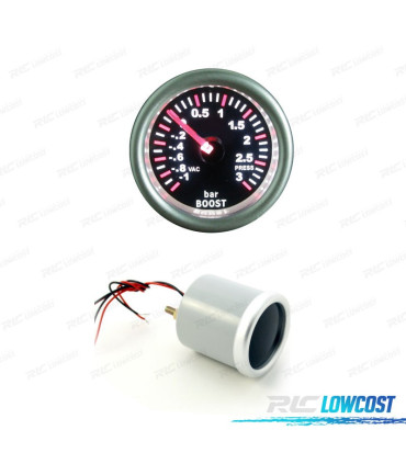 OROLOGIO PRESSIONE TURBO SFONDO NERO ILLUMINATO